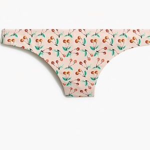 J. Crew | Swim | J Crew French Bikini Cherry Pink Print | Poshmark